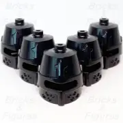 LEGO® Castle Knight Closed Helmet w/ Eye Slit Minifigure Headgear Part 89520 x 5