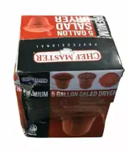 Chef Master Professional Premium 5 Gallon Salad Dryer No Assembly Required