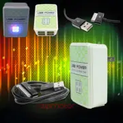 50X 4 USB PORT HUB AC WALL ADAPTER+6FT CABLE POWER CHARGER SYNC BLACK GALAXY TAB
