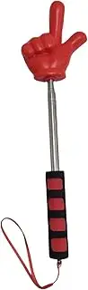 ＫＬＫＣＭＳ Adjustable Teacher Pointer Stick for Presentations 37inch with Lanyard, Red