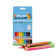 Micador Early Start Jumbo Pencils Pack of 10 Colors Green Earth Collection NEW