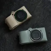 Handmade Genuine Leather Camera Cases Portable Bags Cover Fit For Ricoh GR3/GR3X