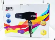 Professional Hair Dryer ~ Jinri ~Negative Ionic Infrared Salon Style~Pink/Black