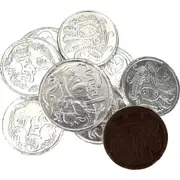 Milk Chocolate Silver Coins (65g Bag)