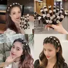 Exquisite Black Braided Headband Bangs Hairpin for Makeup Wash Face