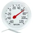 6" TAYLOR Indoor Outdoor Round Dial Thermometer w/ Mounting Bracket #5630