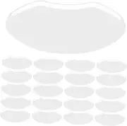 WRITWAA 30Pcs Transparent Facial Shield Masks for Hair Salons Eye Protectors for Haircuts Hairdressing Supplies Comfortable Face Covers for Hair Styling