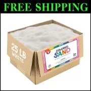 Vibrant 25-Pound Craft Sand in 12 Colors - Perfect for Kids' Art & Learning
