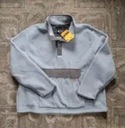 Carhartt Men’s 2XL Fleece Pullover Sherpa Jacket Kangaroo 1/4 Snap Front