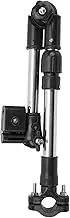 Umbrella Mount Holder, Adjustable Umbrella Mount Stand No Need Wrench to Attach/Detach Umbrella Clamp for Wheelchairs, Walker, Rollator, Biycle, Pram, Stroller, Black