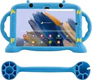 CHIN FAI Galaxy Tab A8 10.5 Case for Kids, Shockproof Silicone Handle Stand Protective Case Cover for Samsung Galaxy Tab A8 10.5 inch 2022 (SM-X200/SM-X205/SM-X207) (Blue)