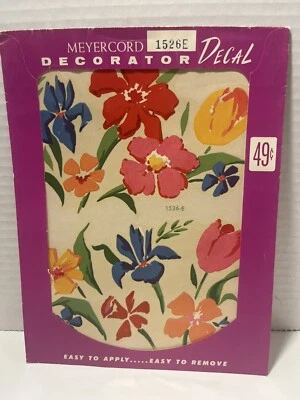 Vintage Meyercord Decal Transfer Pattern Citrus Fruit # 1526E