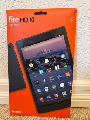 Amazon Fire HD 10 with Alexa Tablet 10.1" HD display 64 GB 1080P NEW in BOX
