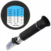 Salinity Refractometer Meter Water Reader Marine 0~10% Salt Aquarium Test Tester