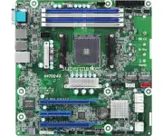 ASRock Rack X470D4U Socket AM4 AMD Promontory X470 DDR4 SATA3&USB3.1 MicroATX MB