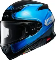 Shoei NXR 2 Sheen Helmet, black-blue, Size M for Men Black Blue