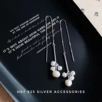 在飛比找蝦皮購物優惠-現貨 HEY 925純銀飾品 正韓 東大門 花花家 天然珍珠