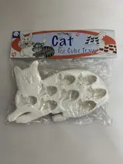 rpi Group Cat Shaped Flexible Silicone Mold Ice Cube Tray
