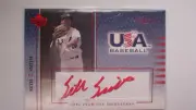 Seth Smith Autograph Team USA Baseball 2003 Upper Deck Card #/750