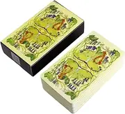 English Tarot Board Game, Fate Divination Card Deck, Intuitive Reading Set, 4.13x2.44x1.1 Inches 78 Symbolism Cards, Spiritual Activity, for Family Night, Party, Holiday Gatherings