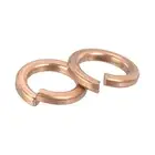 60 Pcs Spring Lock Washer, Copper M4 Split Lock Washers Assortment