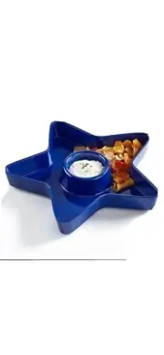 Martha Stewart Blue Star Chip and Dip Server