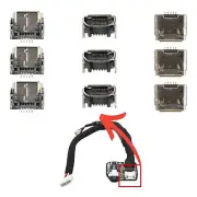 3 x OEM JBL Flip 3 Flip3 Bluetooth Speaker Micro USB Cable Charging Port - Parts