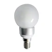 Fancy Round LED Globe SES 4W 240V Clear Glass 3000K - FR3