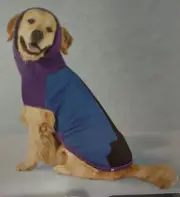 Lego x Target Medium Dog Hoodie Sweatshirt Color Block Blue Black Purple M NEW