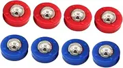 KITANDOVE 8pcs Shuffleboard Pucks Rolling Beads for Tabletop Games Vibrant Colors for Easy Recognition for Family Fun and Hand-Eye Coordination Activities