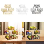 Fruit Basket Multipurpose Countertop Vegetable Bowl for Onion Storage Bread