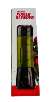 Cordless Patriot Power Blender USB Rechargeable Portable NIP. B7