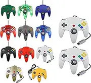 2 Controllers for Nintendo 64 N64 Colour of Choice Wired Gamepad Joypad (2 x White)