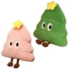 Christmas Tree Shaped Pillow Christmas Cushion for Living Room Couch Sofa
