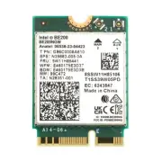 New Wi-Fi 7 Intel BE200 Bluetooth 5.4 WiFi Card BE200NGW 2.4/5/ 6 GHz 5.8 Gbp...