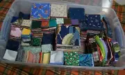 AF0813 Lot of 100 PRE-CUT QUILT CHARM SQUARES or special PRE-CUT CHARM STRIPS