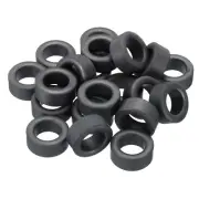 20Pcs Ferrite Toroid Core, Toroid Core 0.9"ODx0.5"IDx0.4"H Ferrite Rings, Black