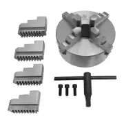8''(200MM) 4 Jaw Self Centering Mill Chuck Lathe Milling Machine