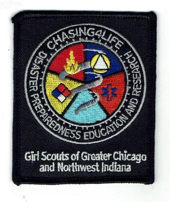 GIRL SCOUTS of Greater Chicago & NW Indiana Disaster Preparedness Patch Badge