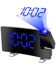 Fresh Fab Finds Curved-Screen Projection Alarm Clock
