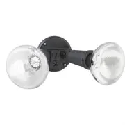 Arlec 150W Compact Twin Adjustable Security Flood Light with Weather Proof Seal