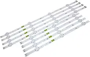 BGBLKLGPPN 8pcs X LED Backlight Compatible with Samsung 43" TV V5DN-430SMA-R1 2015 SVS43 FCOM FHD UA43J51SW UN43J5000 CY-JJ043BGAV1H Un43j5200 N43J5 TV Light Strip