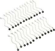 [BEBEMOKO] Delicate Hanging Chain Alloy Cup Accessories White Mini Cup Keychain Letter Charm Chain