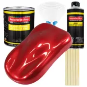 Restoration Shop Firethorn Red Pearl Acrylic Enamel Gallon Kit, Auto Paint
