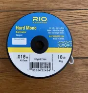 RIO Hard Mono Saltwater Tippet 16 lb 30 yd Fly Fishing NEW