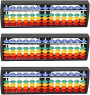 Abaodam 3pcs 13 Educational Digits Beads for Arithmetic Learning Portable Calculating Tool for Math Skills Development and Brain Exercise