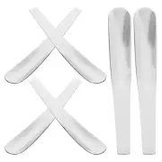 6 Pcs Coffee Stirring Spoon Breakfast Egg Custard Silver Gold Soup Spoons