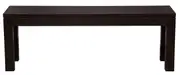 Tilda Solid Mahogany Timber Bench (Chocolate)