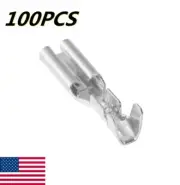 Female Spade 2.8MM Terminals Wire Crimp Connector Electrical Terminals 100PCS