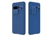 For Google Pixel 8 Pro Case, CamShield Series Slim Stylish Protective Case with Slide Camera Cover (Blue)